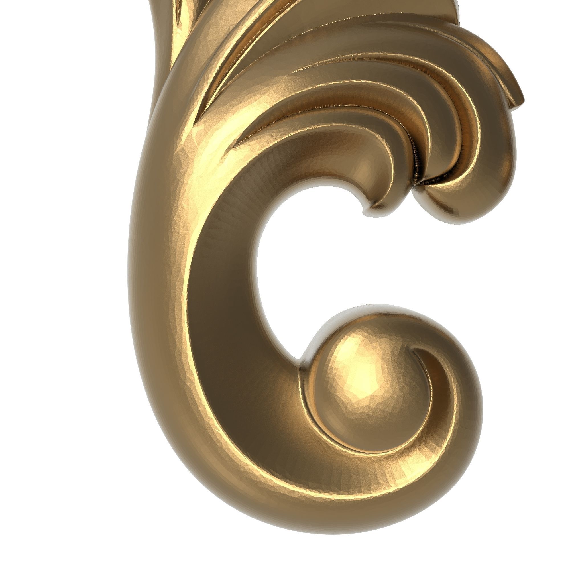 decorative pattern ready for 3D printing 3D print model_3