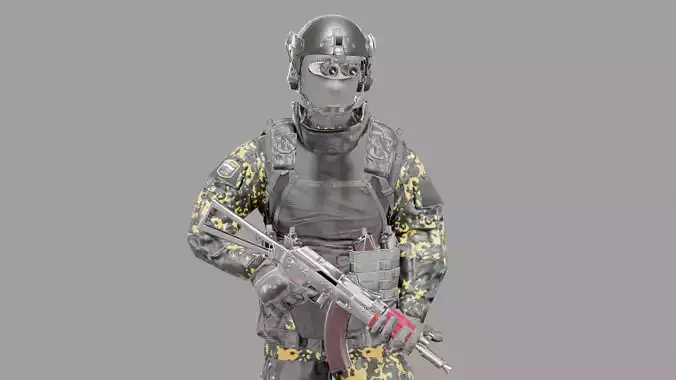 FSB Operator Low-poly 3D model