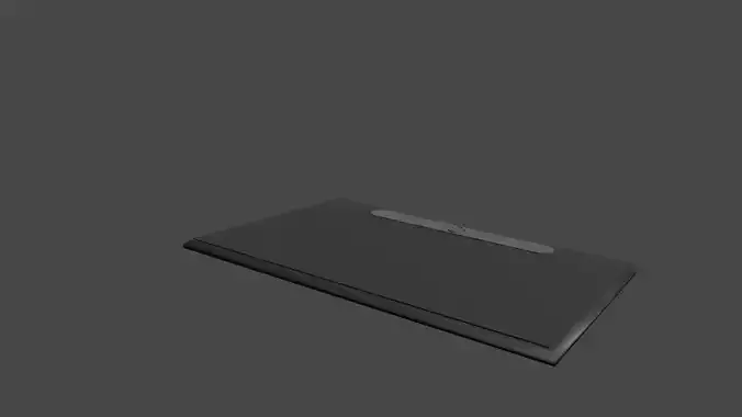 Drawing tablet Low-poly 3D model