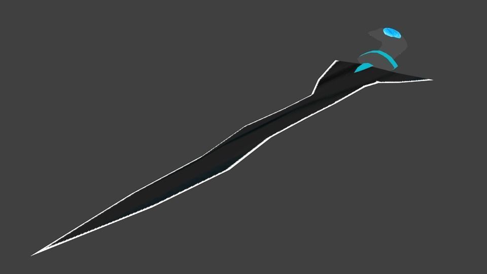 Keris-3 Low-poly 3D model_2