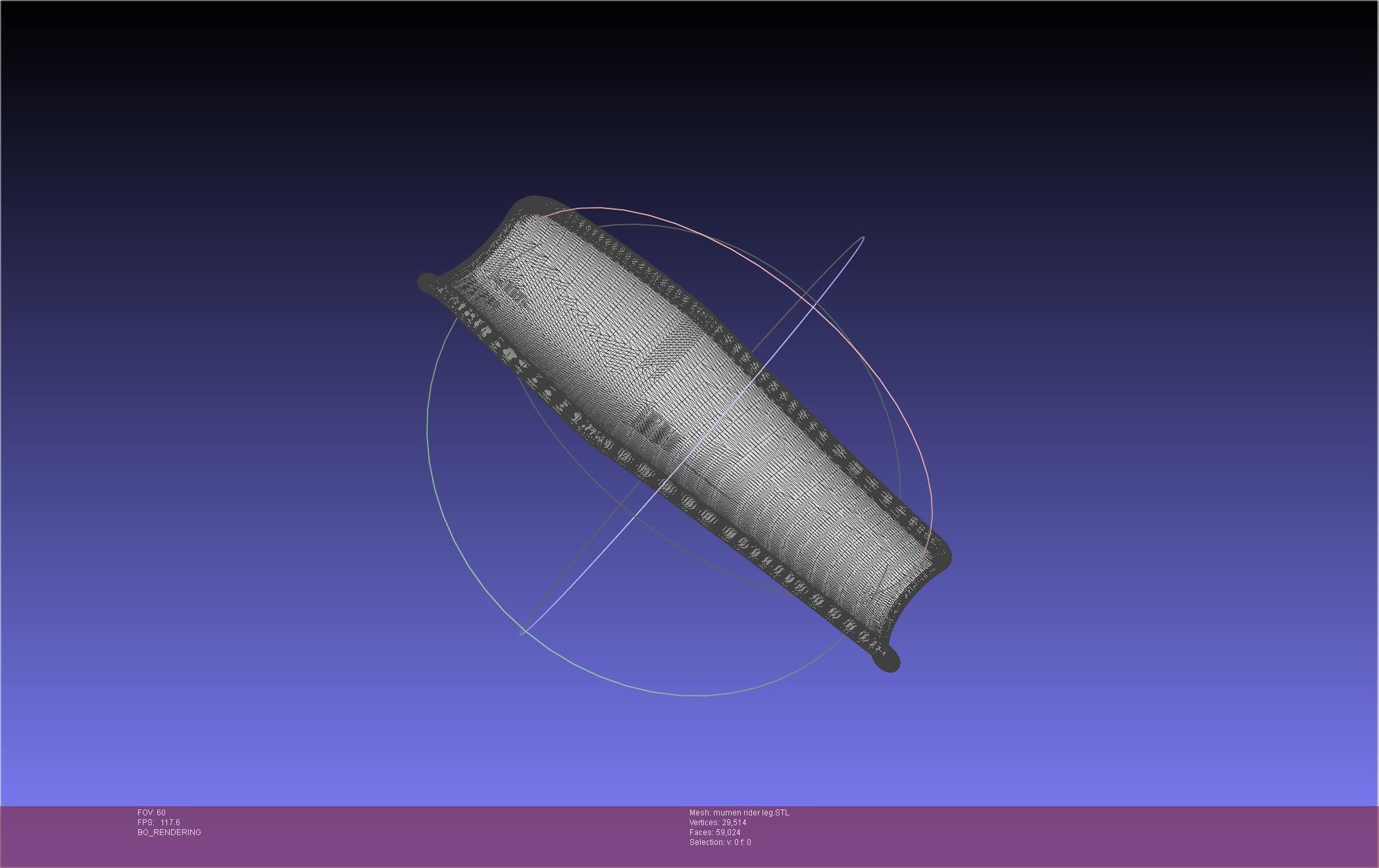 One Punch Man Mumen Rider Leg And Knee Printable Models 3D print model_67