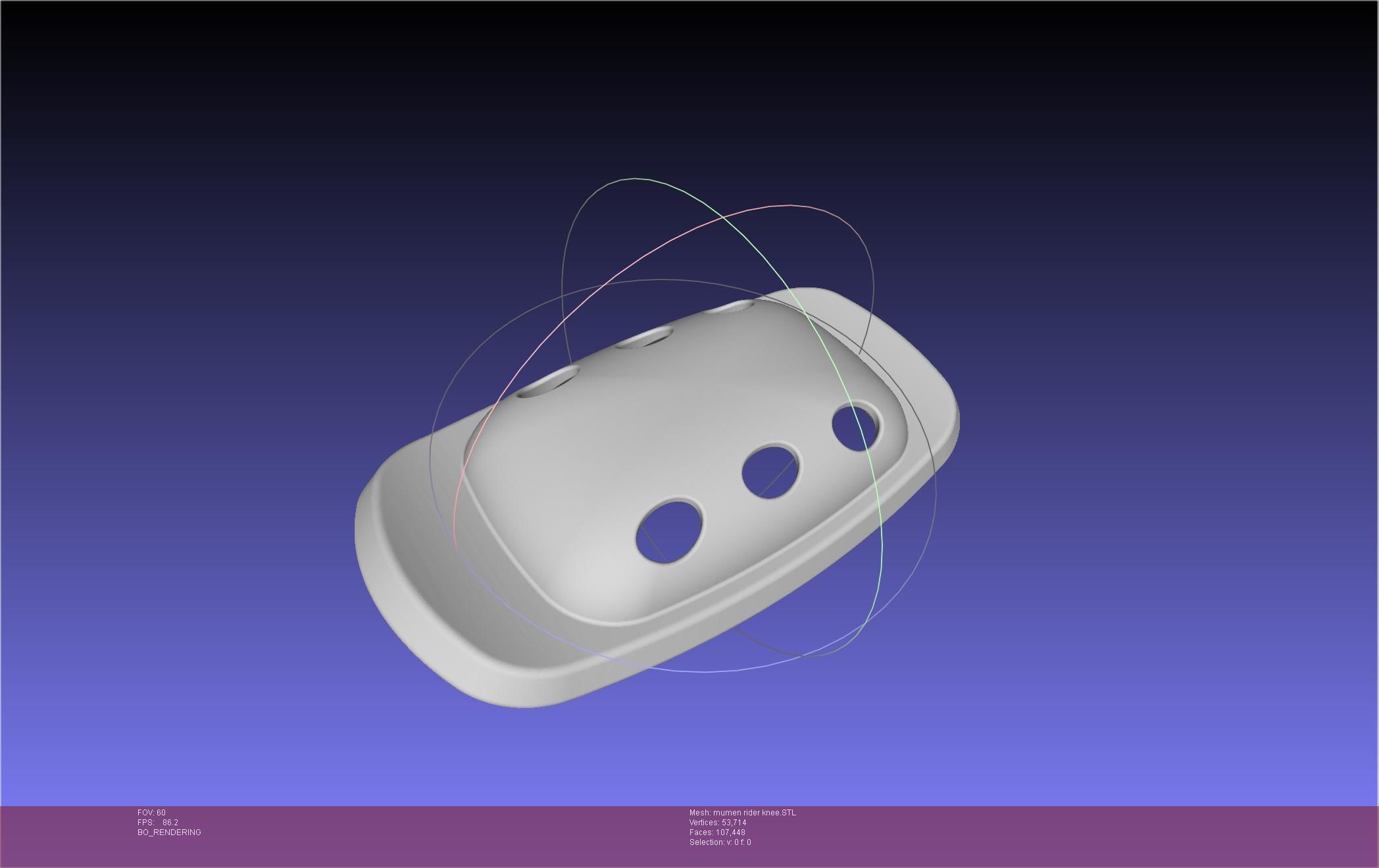 One Punch Man Mumen Rider Leg And Knee Printable Models 3D print model_3