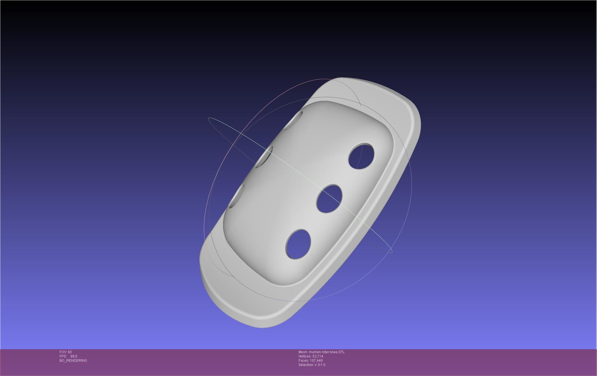 One Punch Man Mumen Rider Leg And Knee Printable Models 3D print model_12