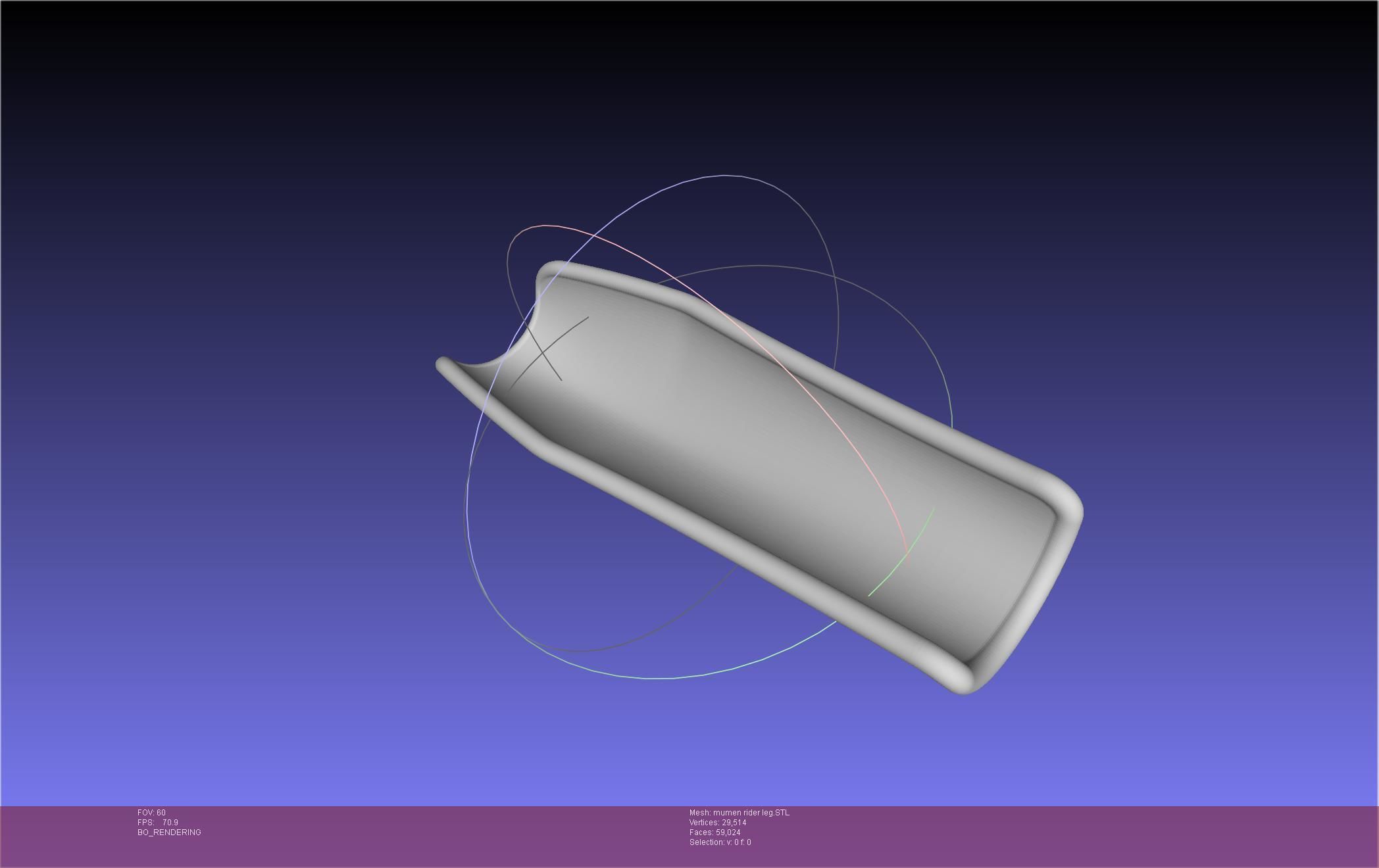 One Punch Man Mumen Rider Leg And Knee Printable Models 3D print model_56