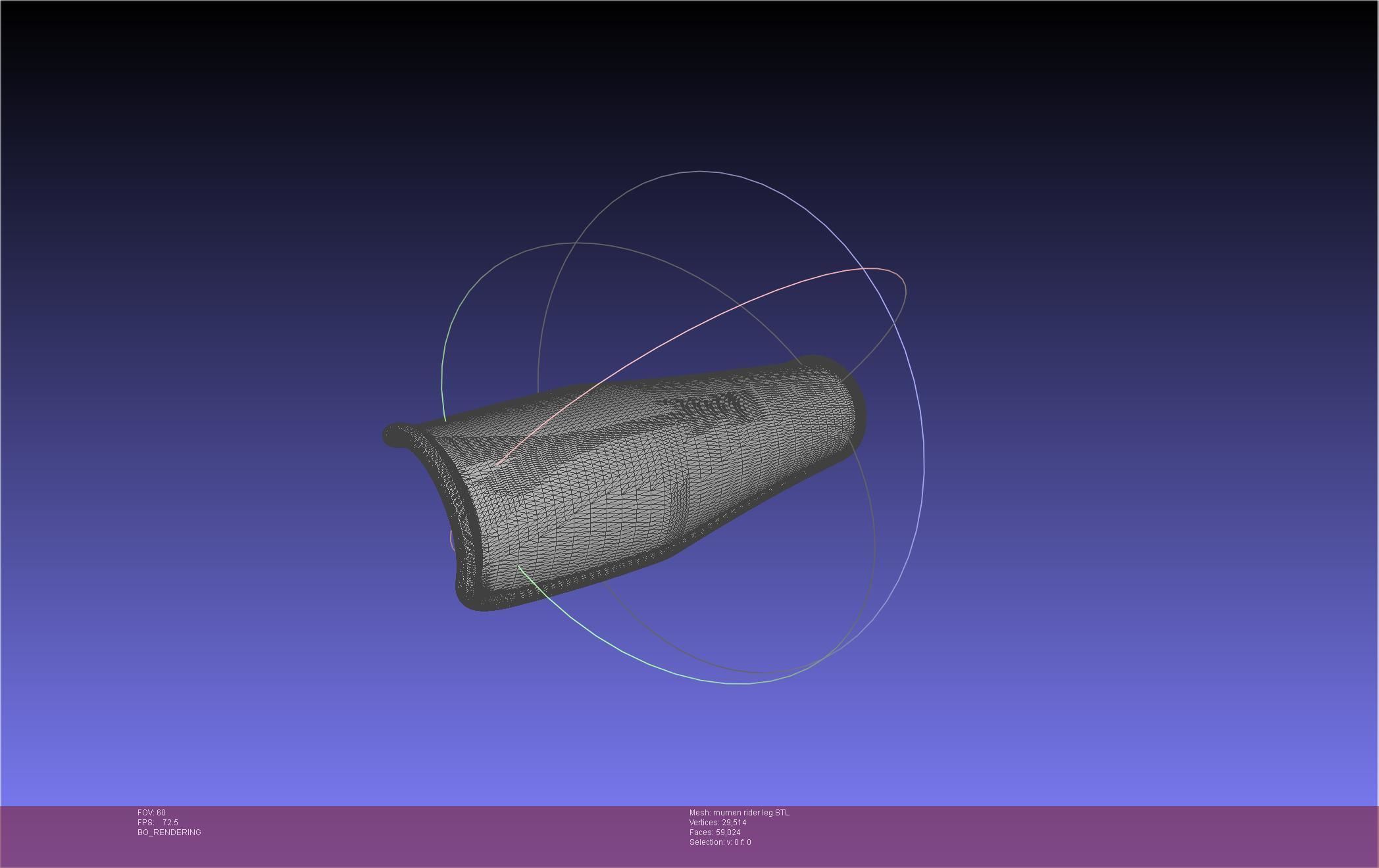 One Punch Man Mumen Rider Leg And Knee Printable Models 3D print model_64