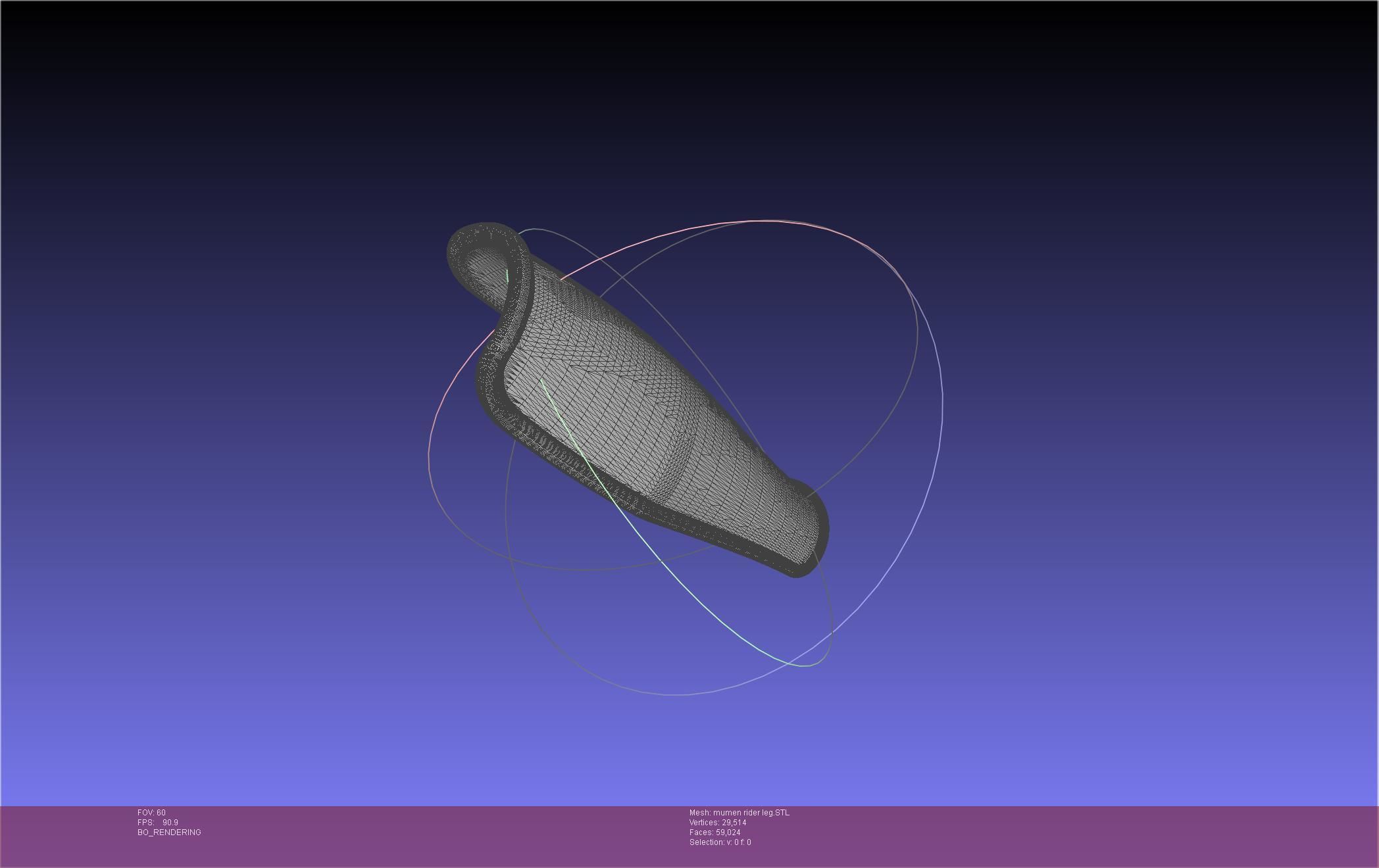 One Punch Man Mumen Rider Leg And Knee Printable Models 3D print model_65