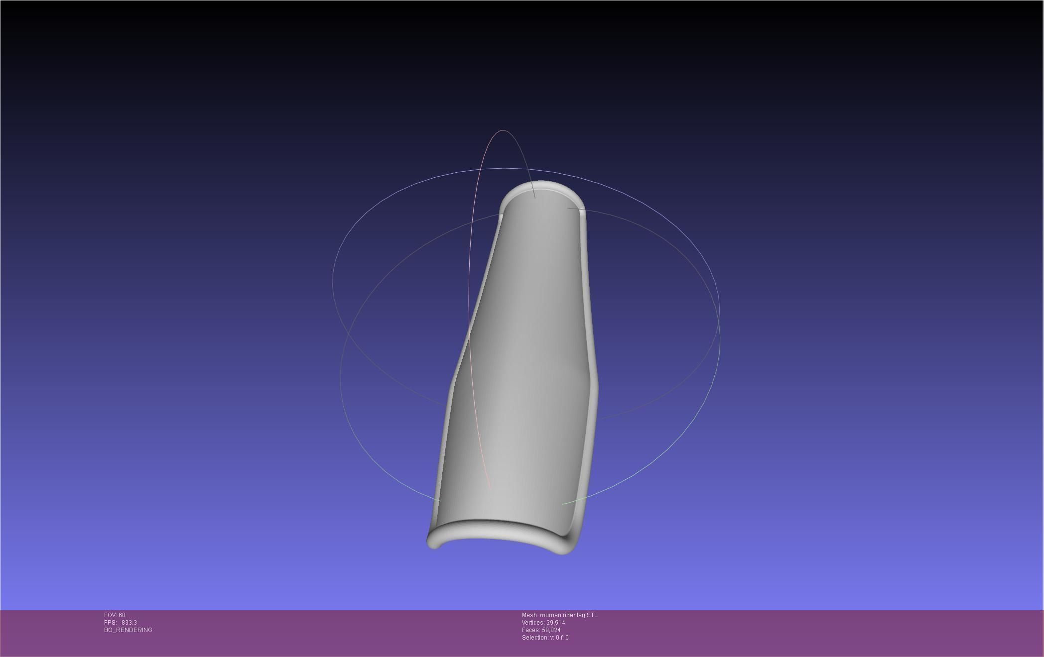 One Punch Man Mumen Rider Leg And Knee Printable Models 3D print model_87