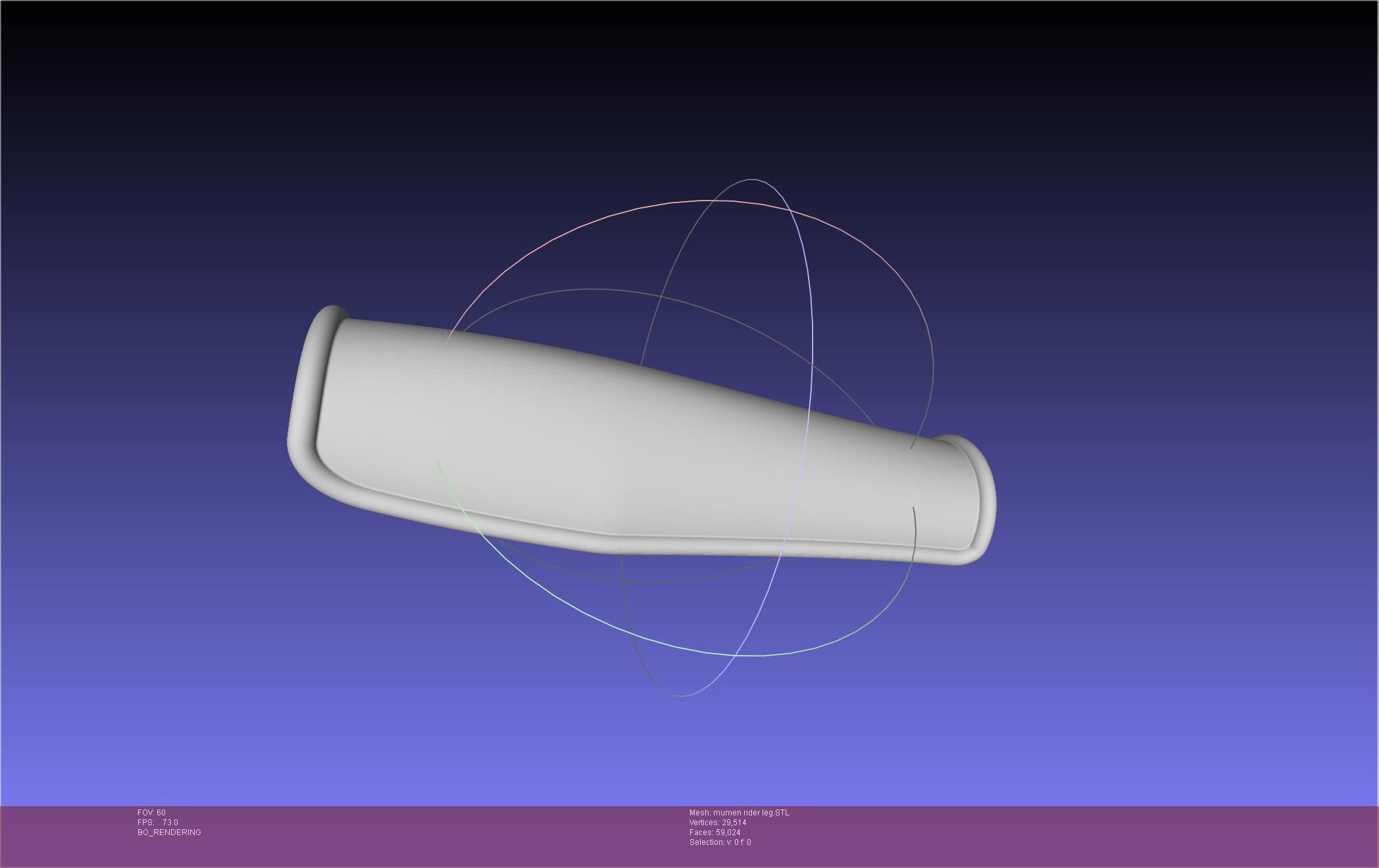 One Punch Man Mumen Rider Leg And Knee Printable Models 3D print model_47