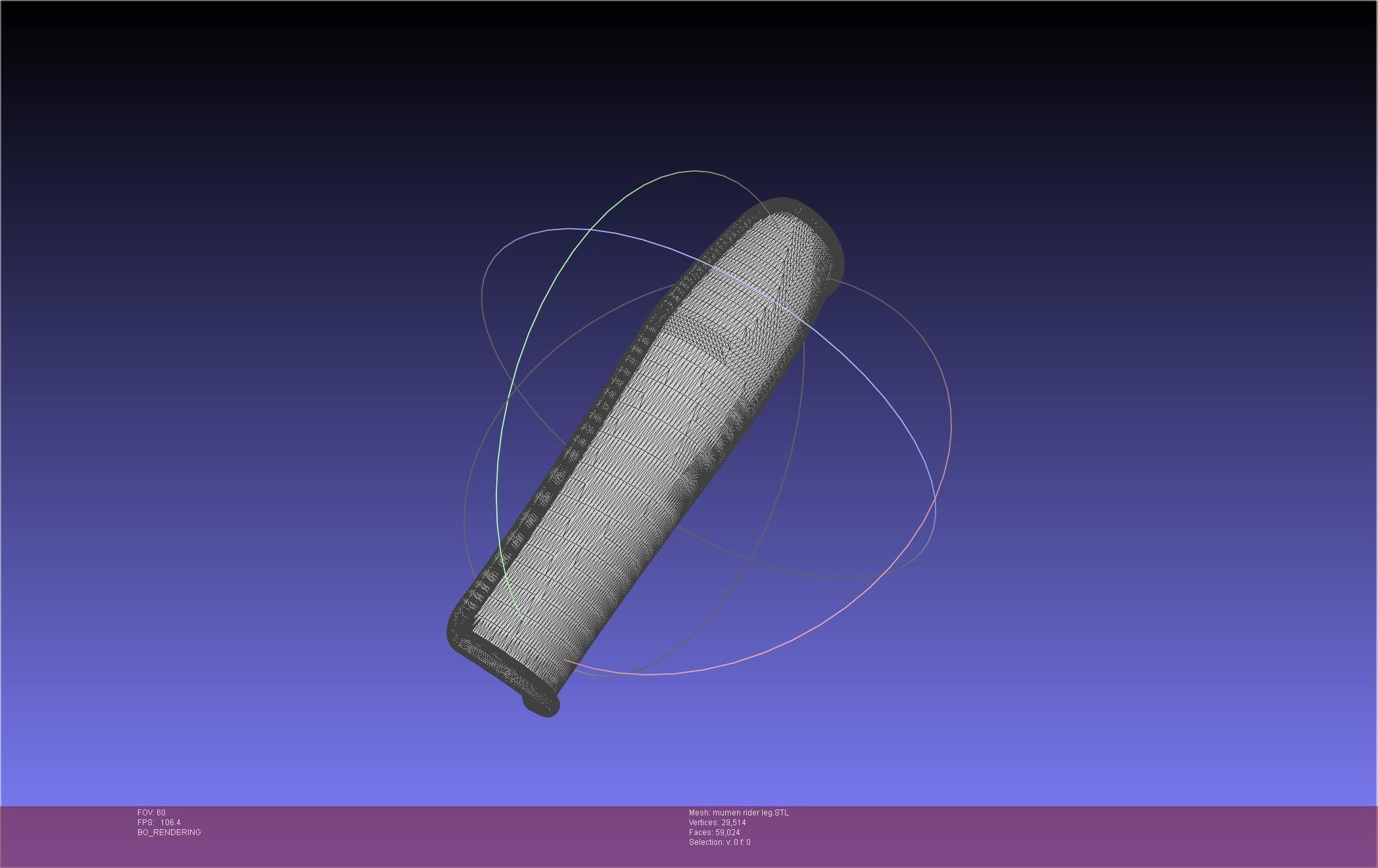 One Punch Man Mumen Rider Leg And Knee Printable Models 3D print model_69