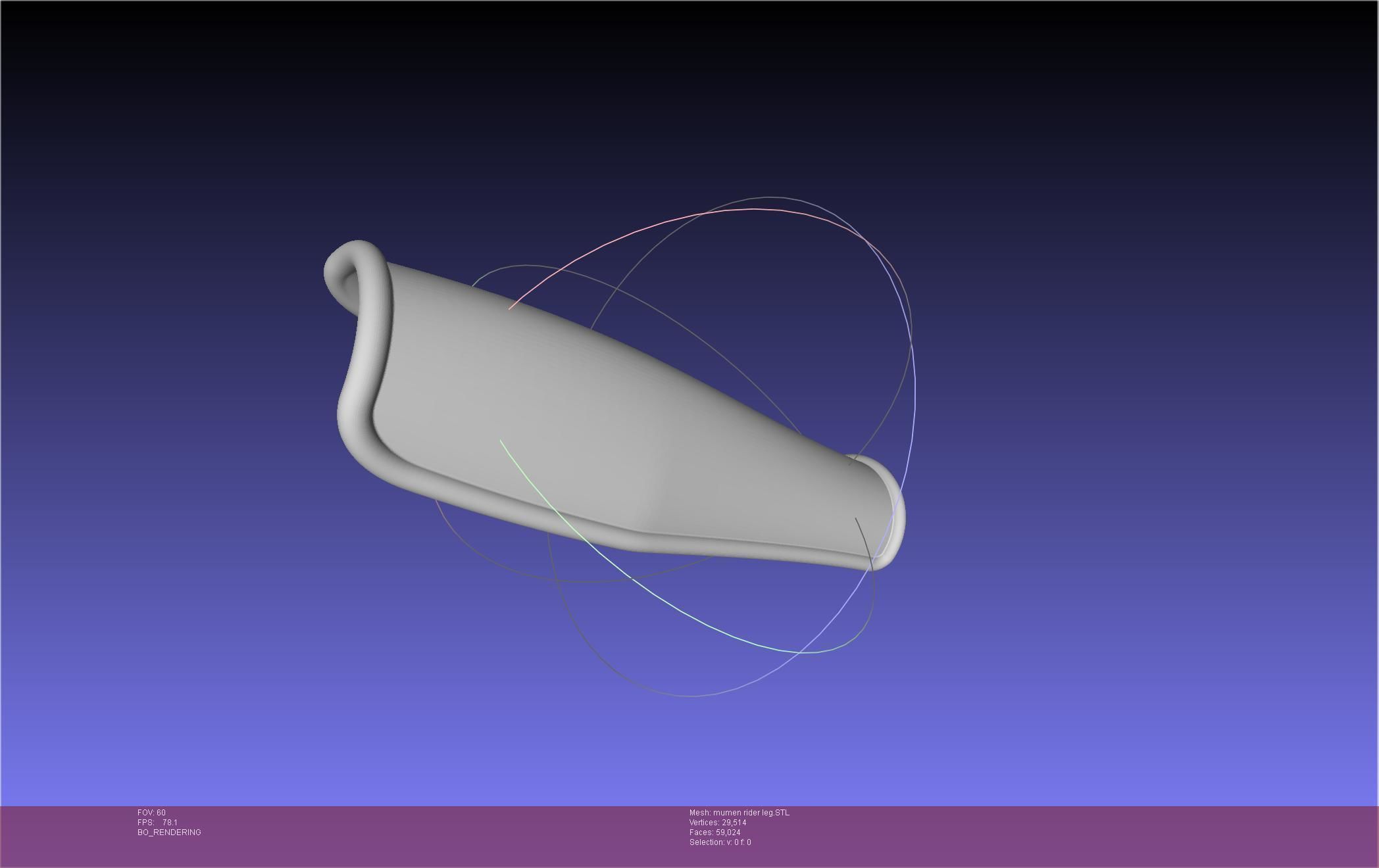 One Punch Man Mumen Rider Leg And Knee Printable Models 3D print model_63