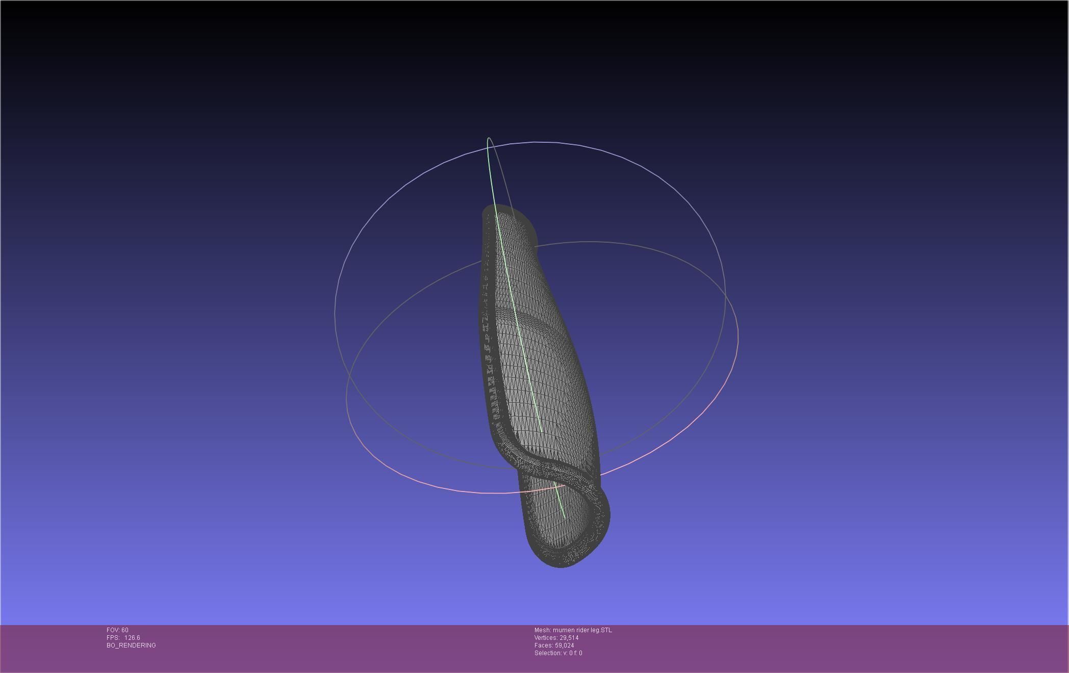 One Punch Man Mumen Rider Leg And Knee Printable Models 3D print model_78