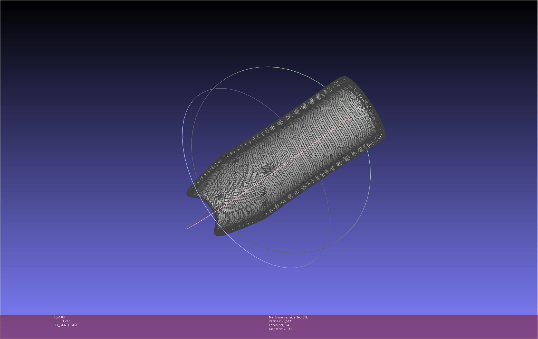 One Punch Man Mumen Rider Leg And Knee Printable Models 3D print model_71