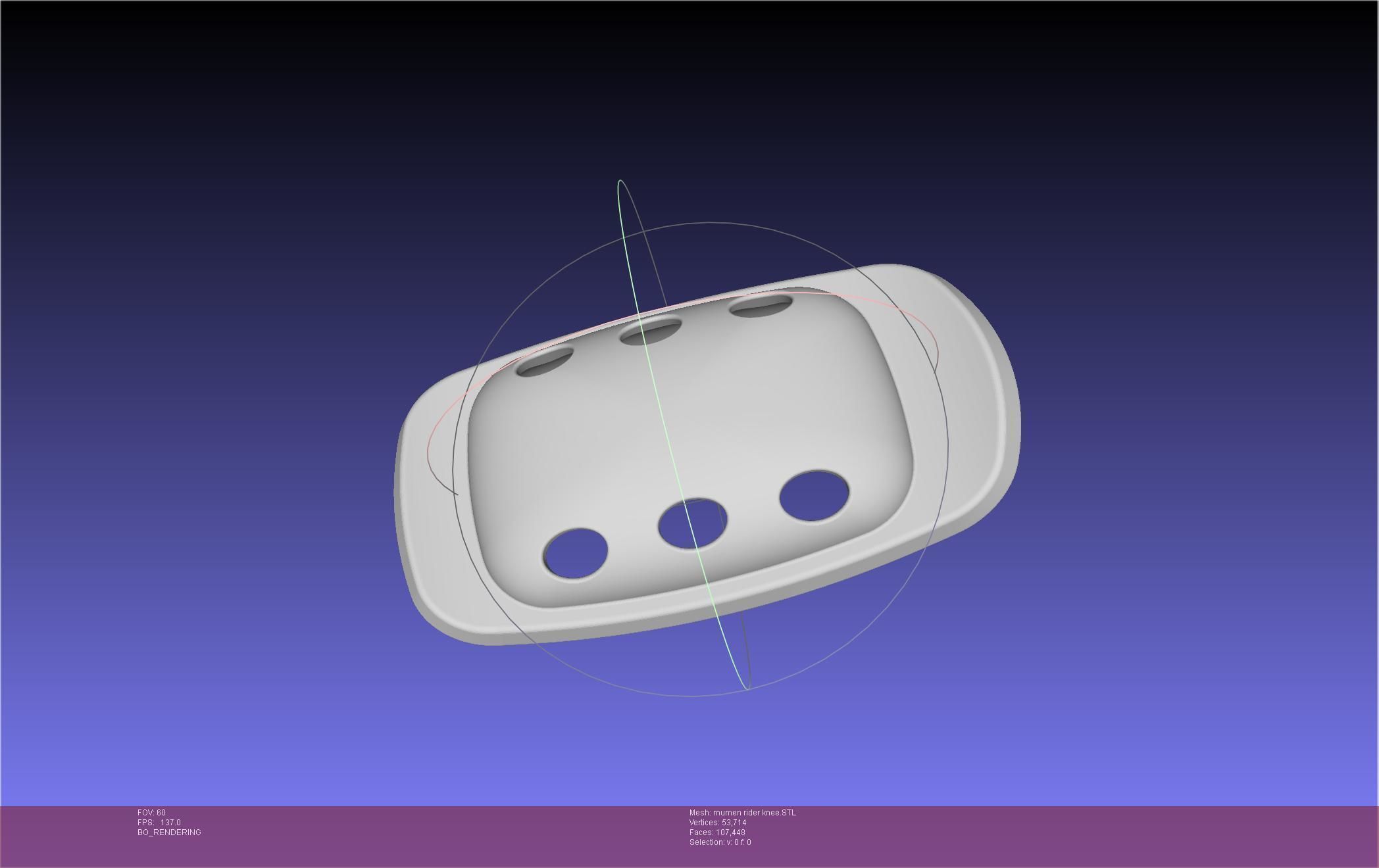 One Punch Man Mumen Rider Leg And Knee Printable Models 3D print model_38