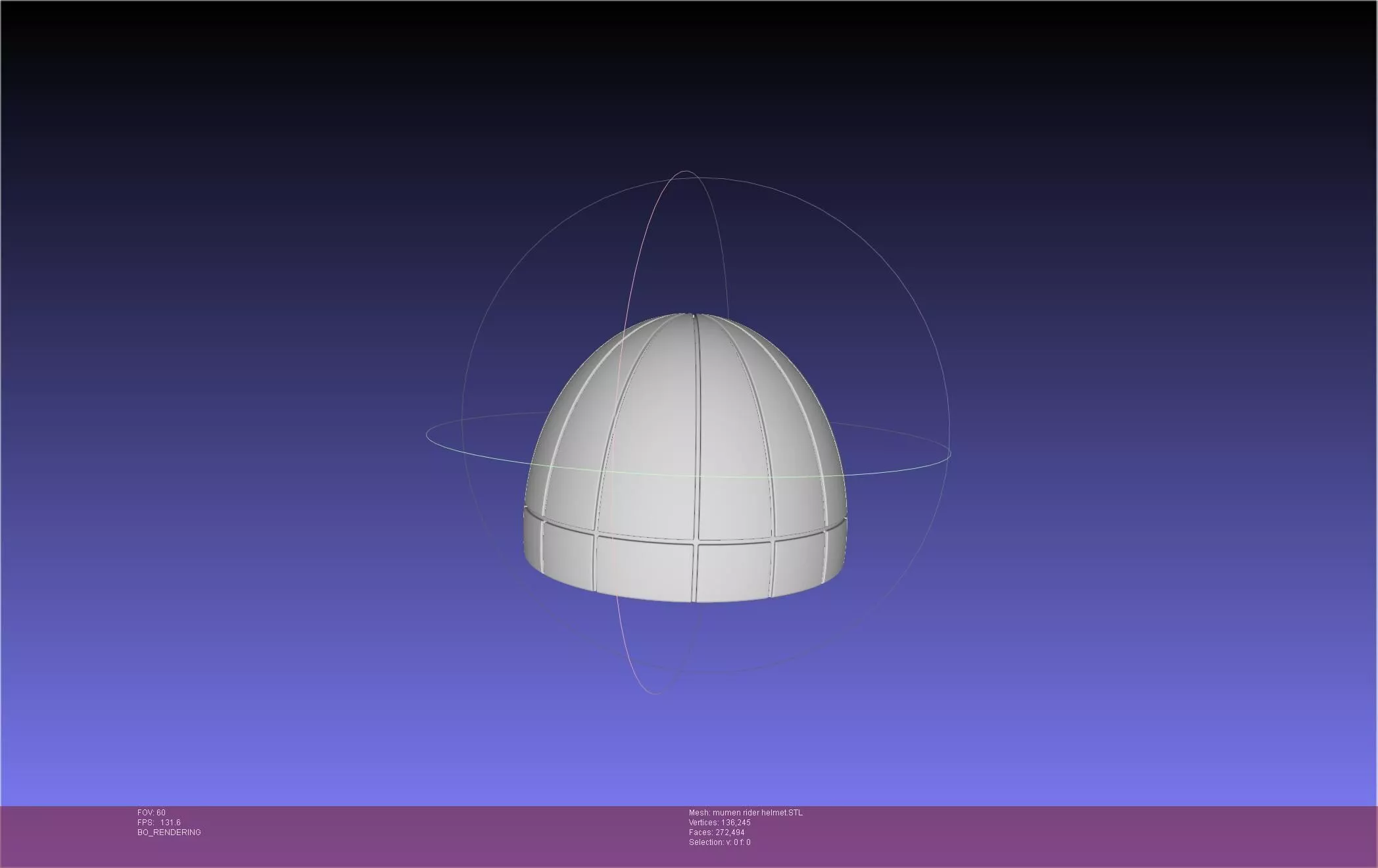 One Punch Man Mumen Rider Helmet Printable Model 3D print model