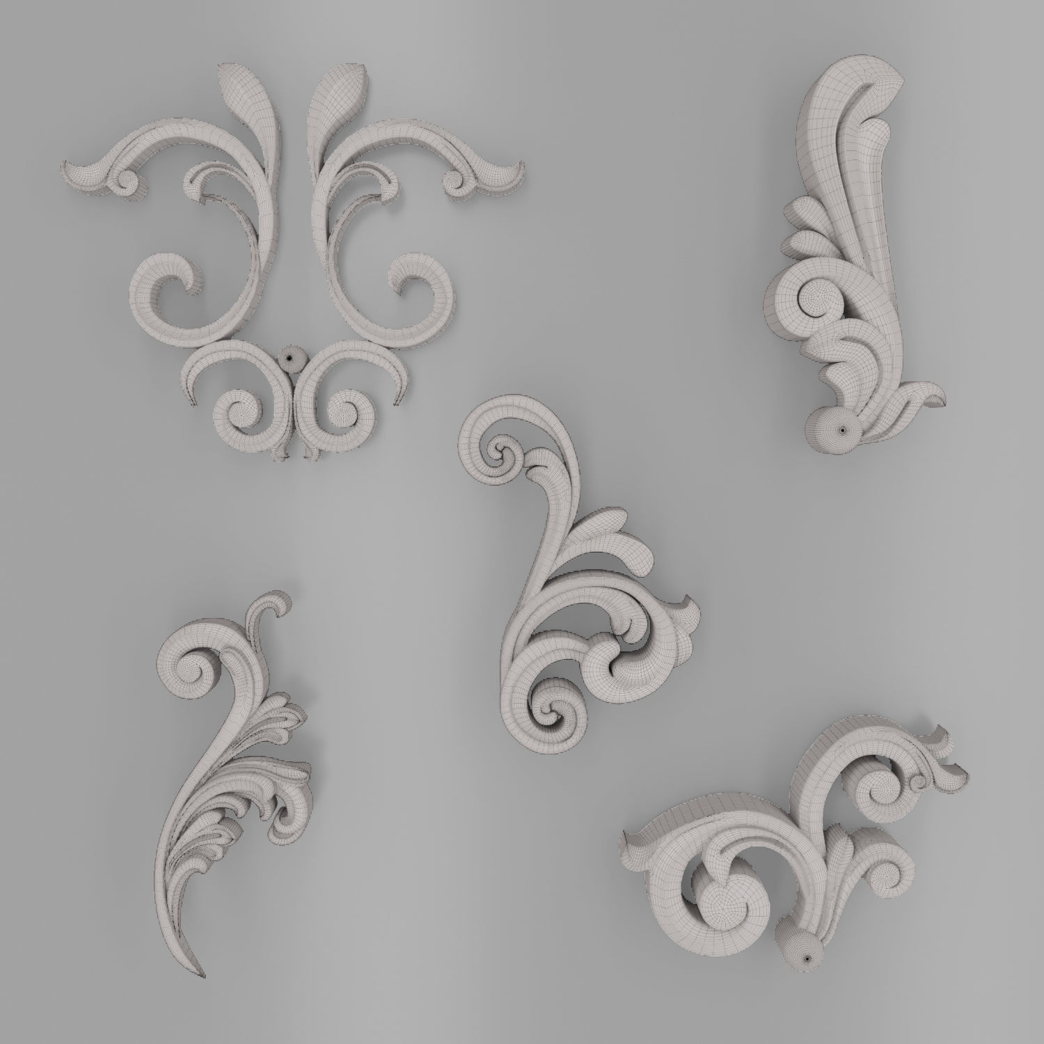 Trim Ornament 106 3D model_1