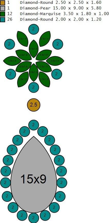 tear pendant 3d model 3D print model_13