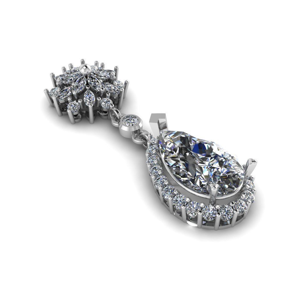 tear pendant 3d model 3D print model_3