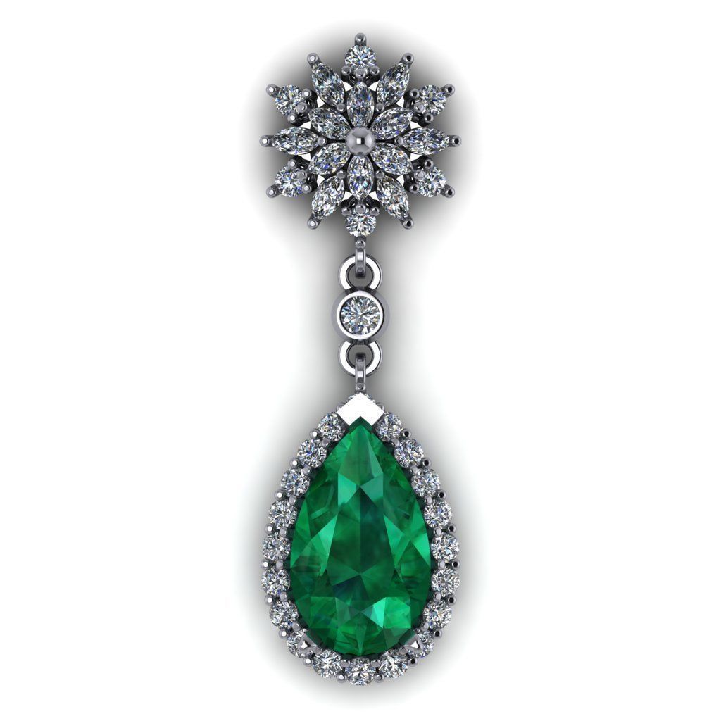 tear pendant 3d model 3D print model_7