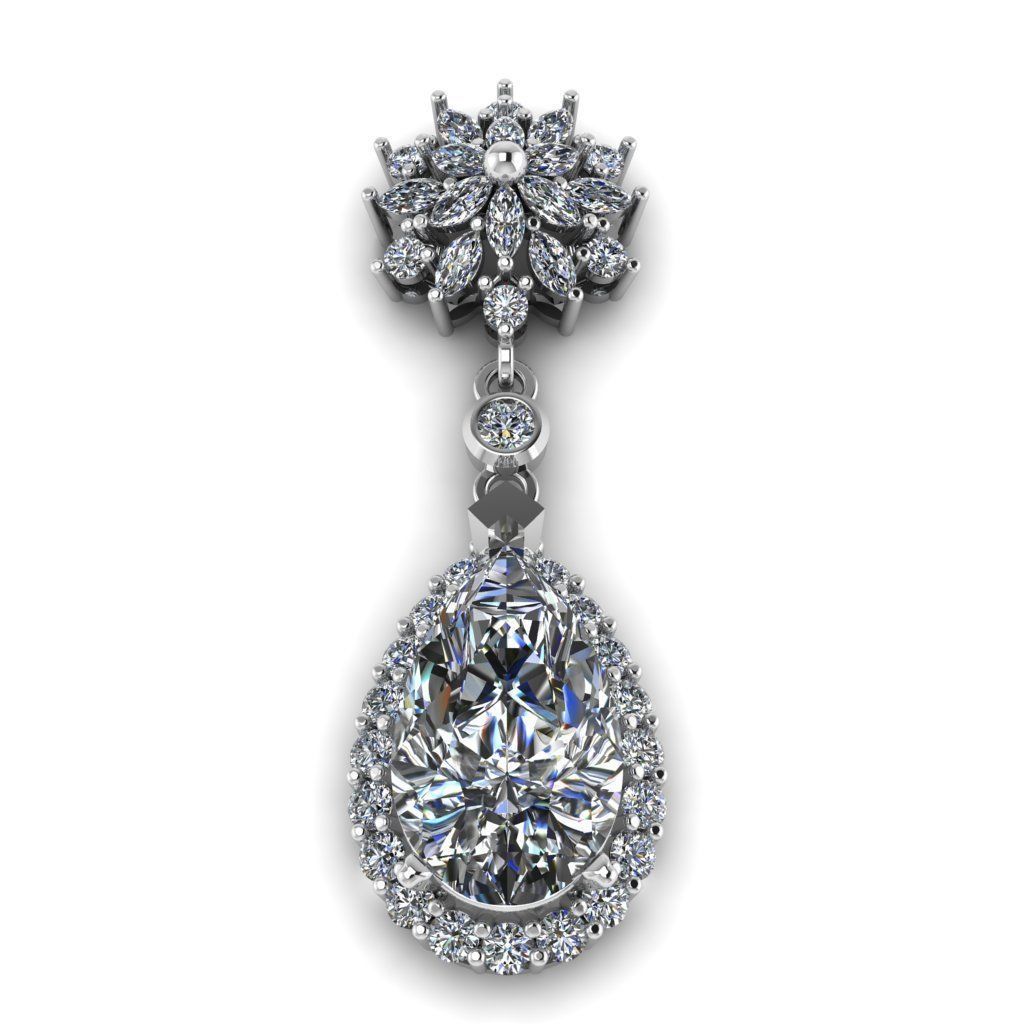 tear pendant 3d model 3D print model_4