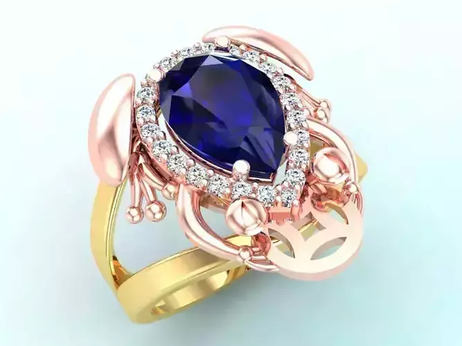 Toad Ring - Womens Rings - Diamond ring