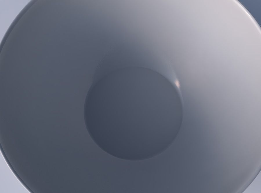 Bowl wide with horizontal layers 3D print model_2