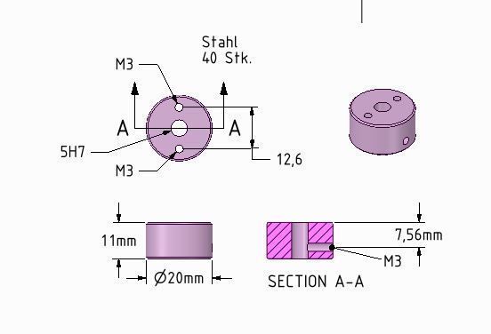 Drive for Seabex One or Seabex Two or other applications 3D print model_7