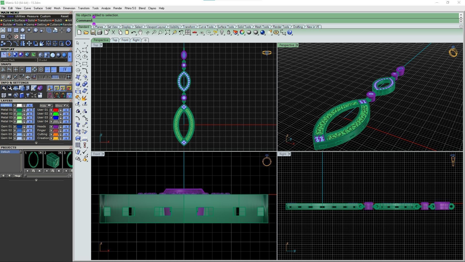 Lozenge pendant 3d model 3D print model_18