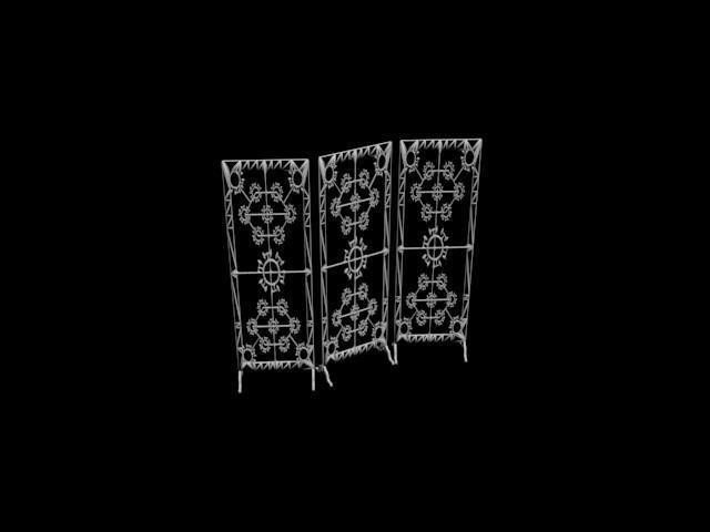 SEPERATOR metal screen 3D model_4