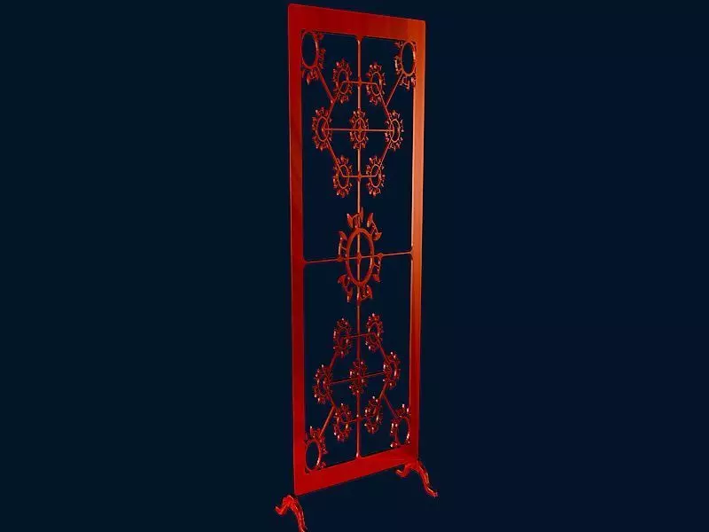 SEPERATOR metal screen 3D model_0