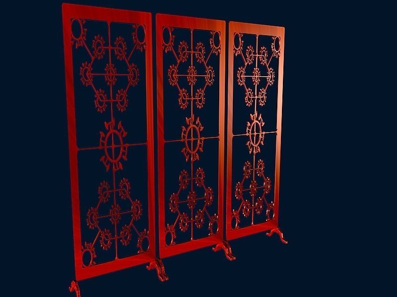 SEPERATOR metal screen 3D model_3
