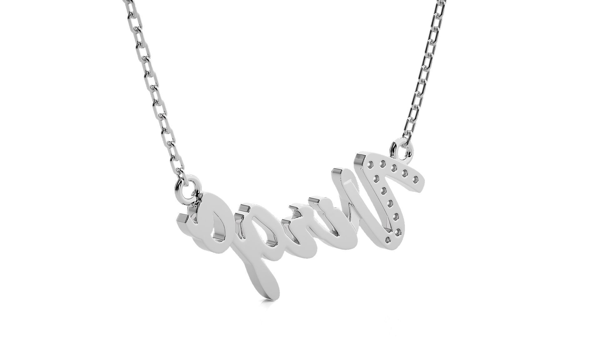 Virgo Zodiac Pendant Necklace 3dm stl render detail 3D print model_7