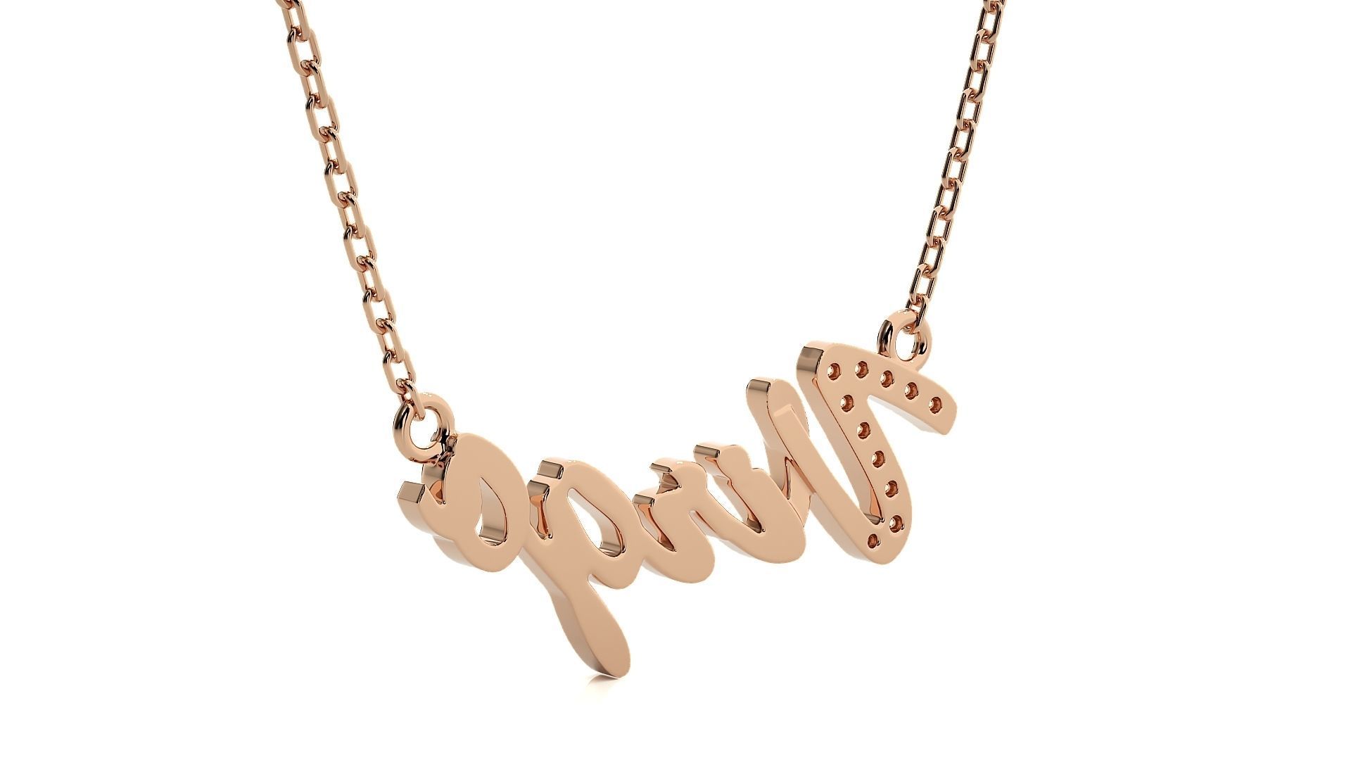 Virgo Zodiac Pendant Necklace 3dm stl render detail 3D print model_3