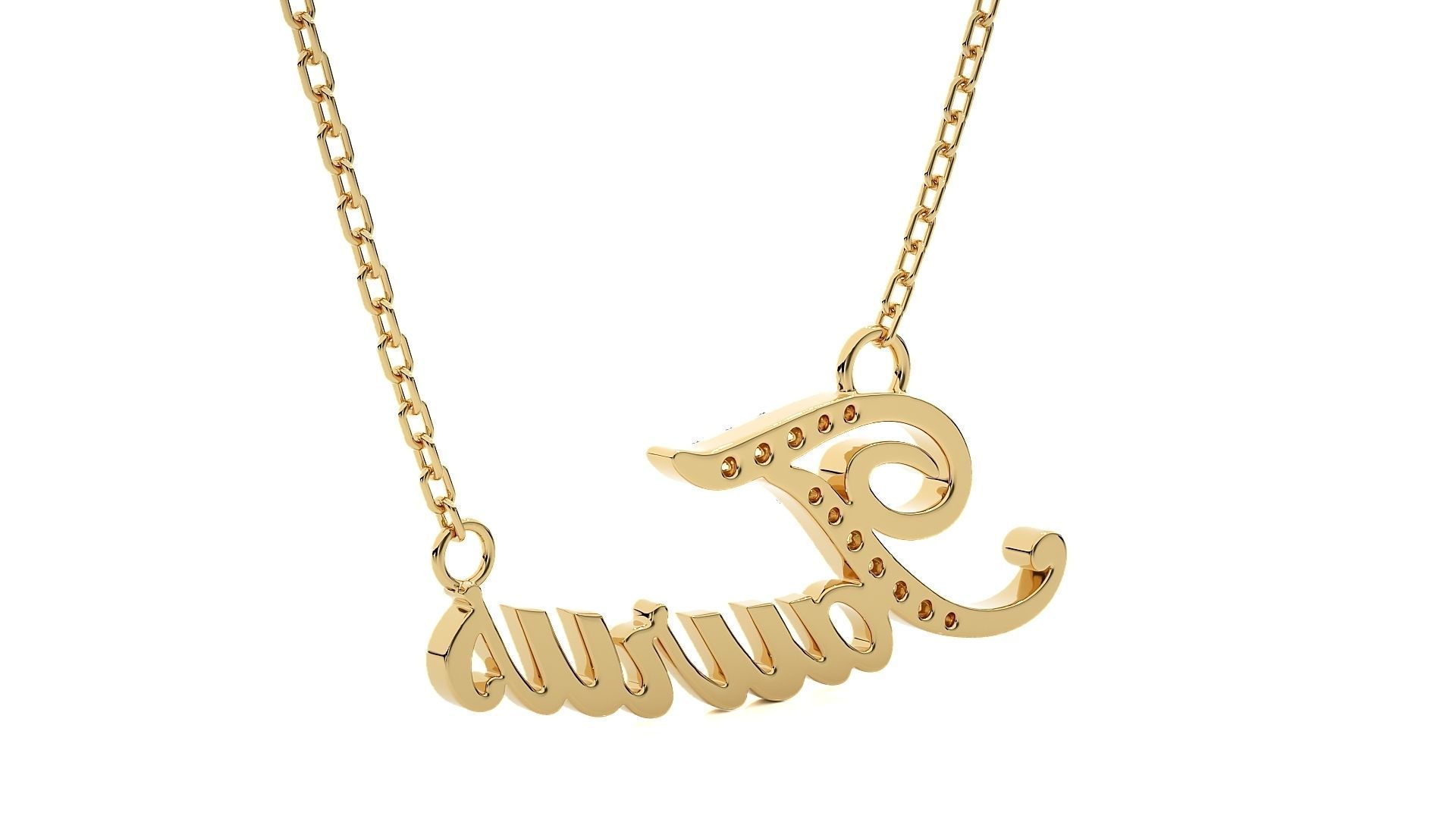 Taurus Zodiac Pendant Necklace 3dm stl render detail 3D print model_11