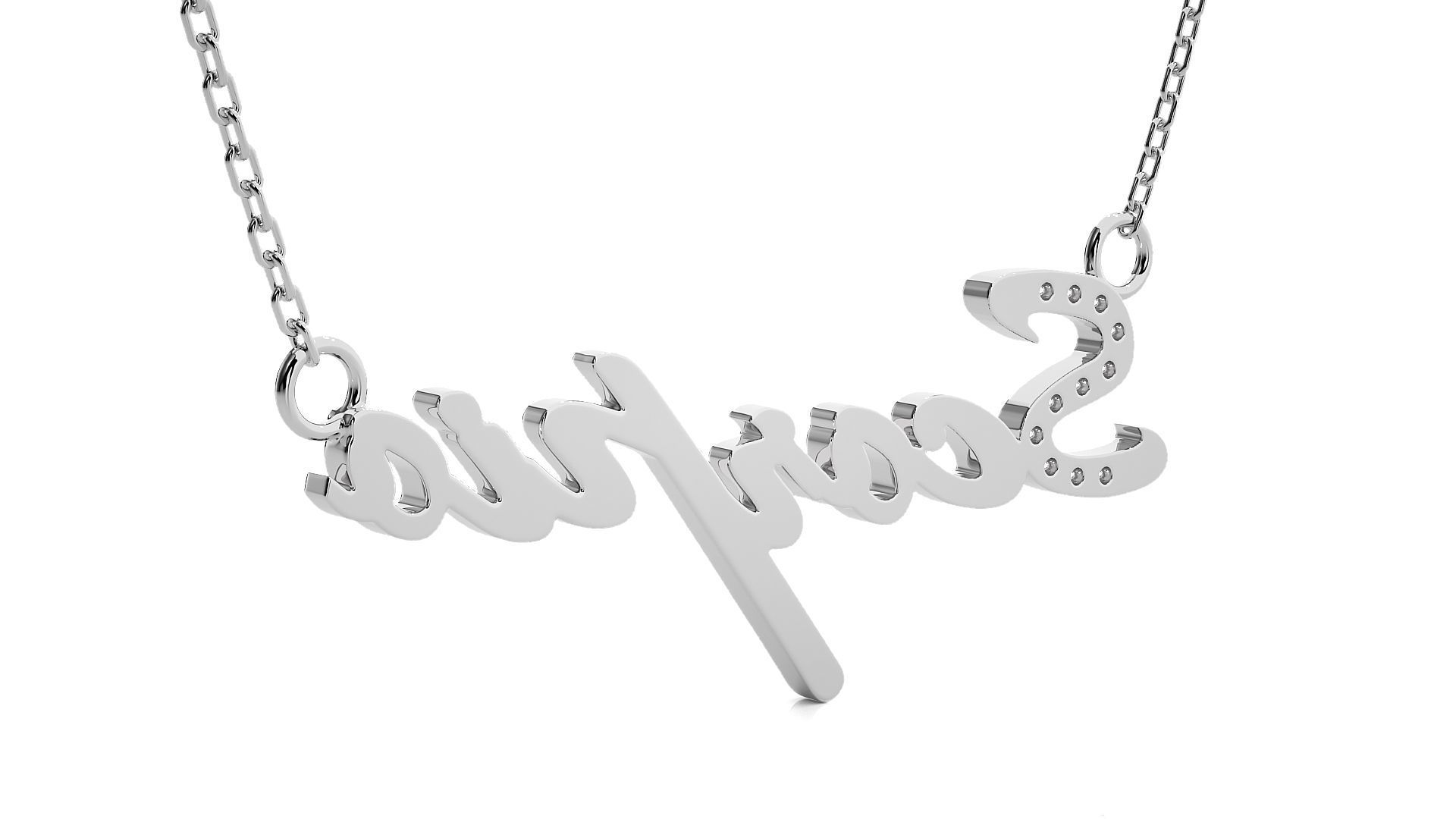 Scorpio Zodiac Pendant Necklace 3dm stl render detail 3D print model_7