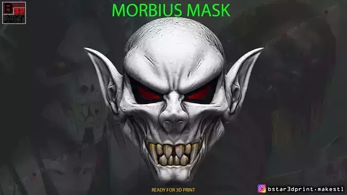 Morbius Mask - Marvel comics - Darcula Halloween cosplay 