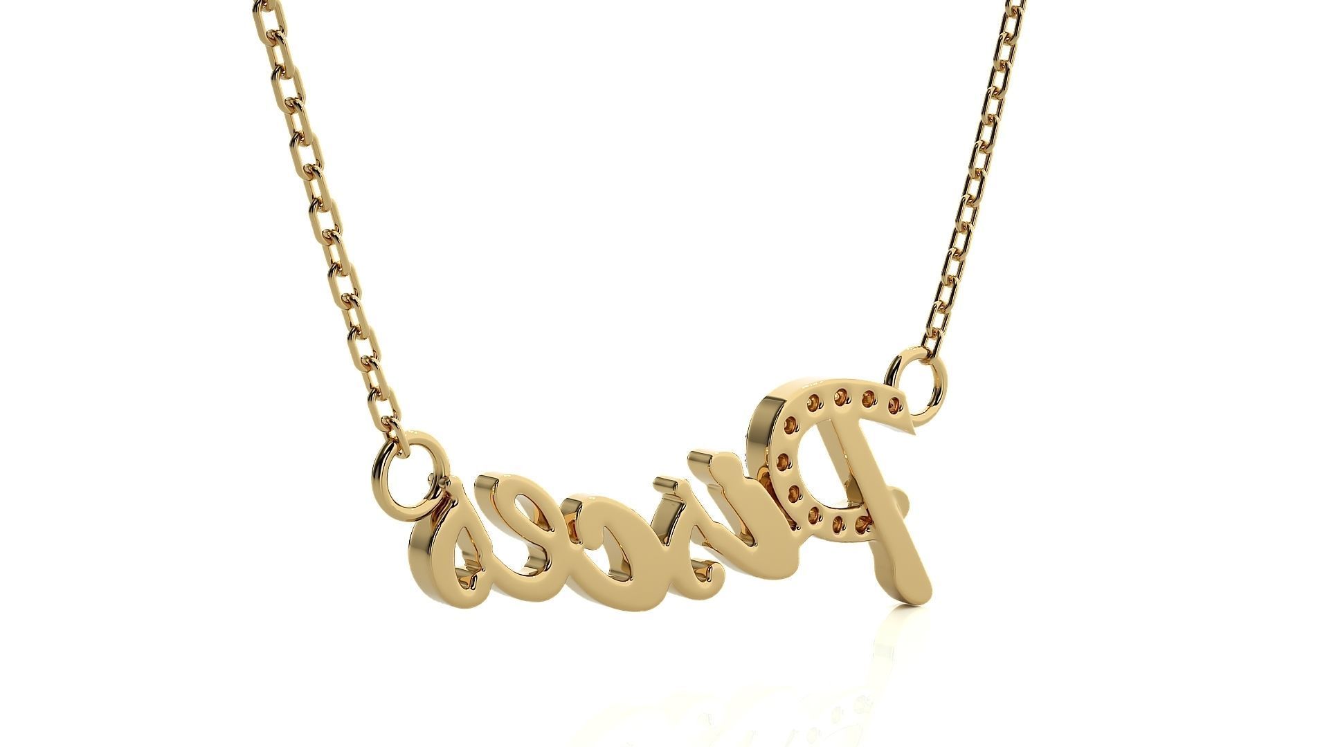 Pisces  Zodiac Pendant Necklace 3dm stl render detail 3D print model_11