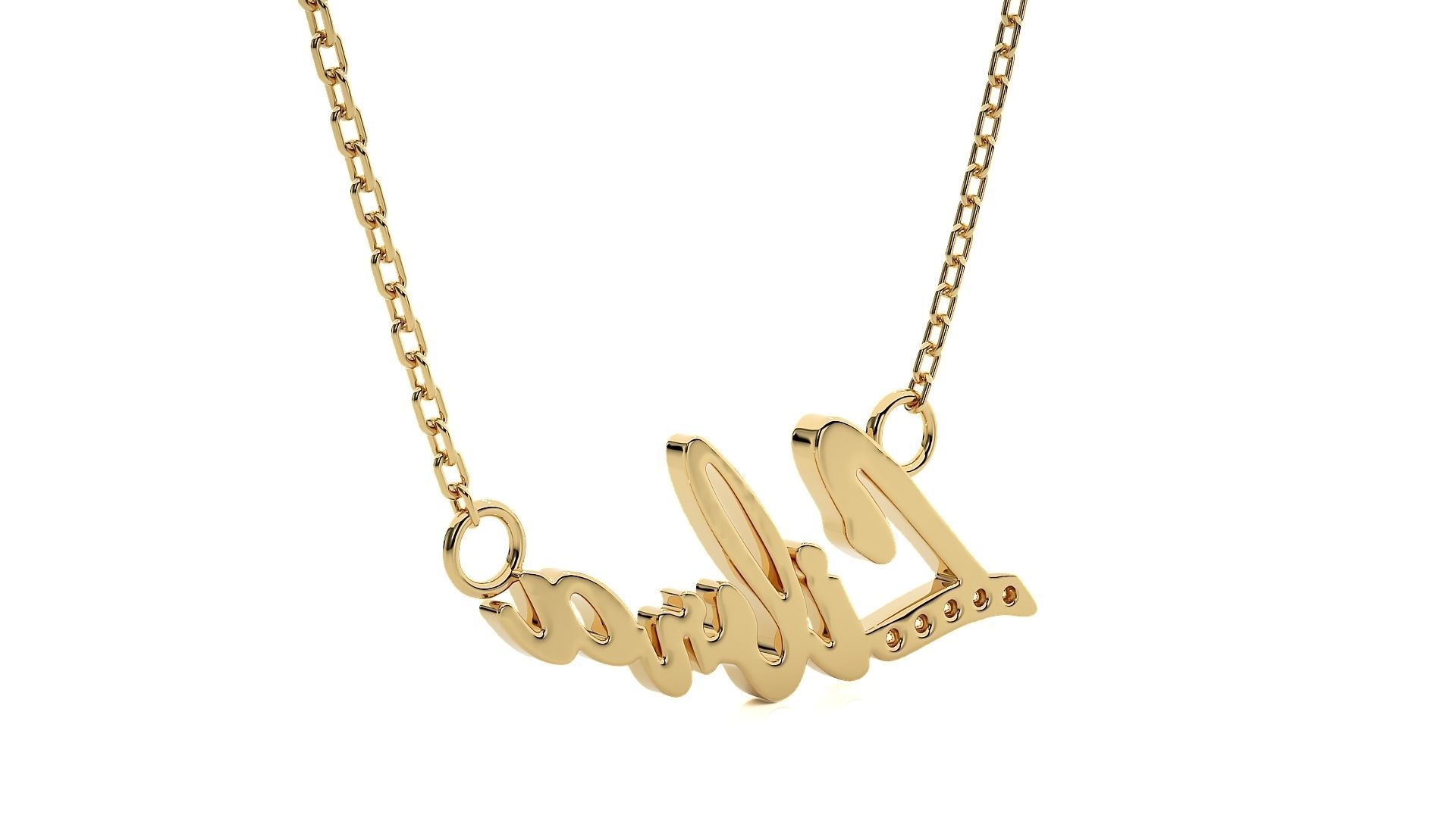 Libra Zodiac Pendant Necklace 3dm stl render detail 3D print model_11