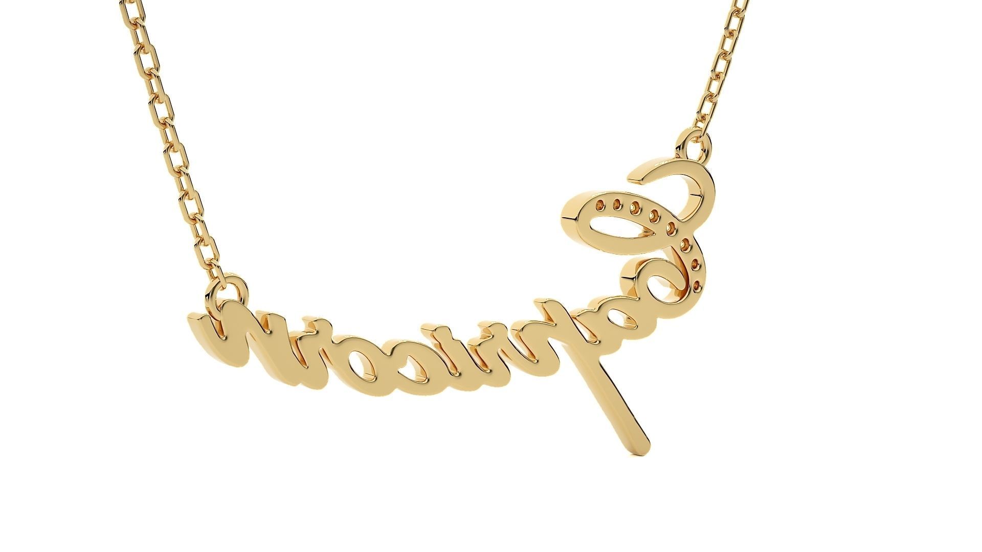 Capricorn Zodiac Pendant Necklace 3dm stl render detail 3D print model_11