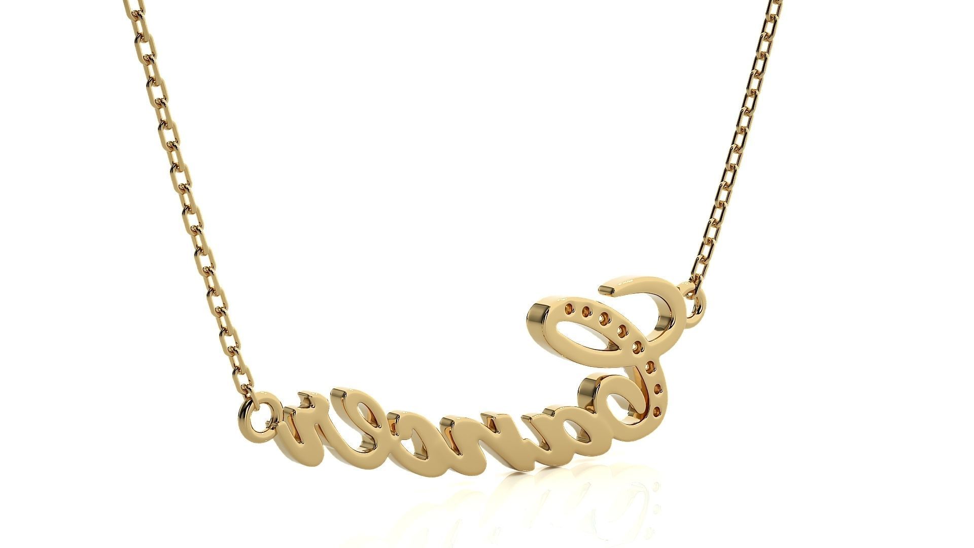 Cancer Zodiac Pendant Necklace 3dm stl render detail 3D print model_11