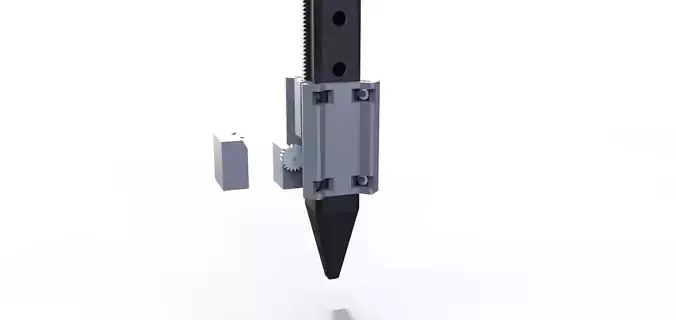 Type B anchor post for work platform or pontoon