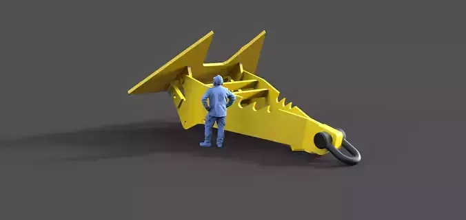 Offshore Anchor Typ G 3D print model