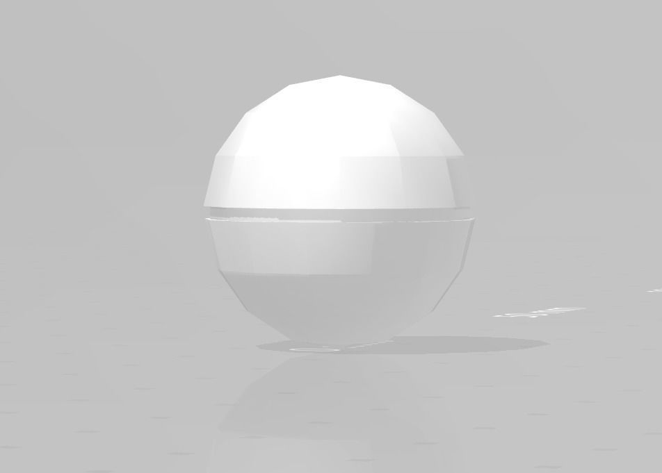Pokeball 3D model egg 3D print model_2