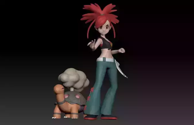 Pokemon Gym Leader Flannery