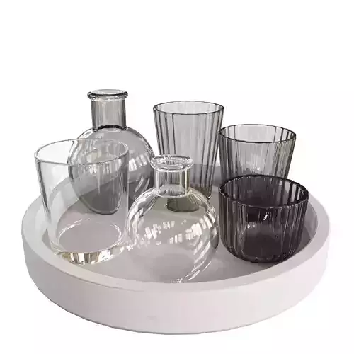 Lehome V1330 Vases on Stand Set