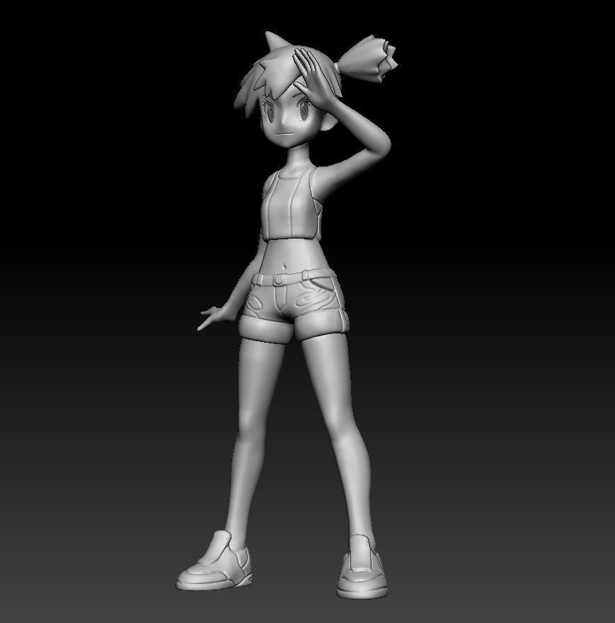 Pokemon Gym Leader Misty 3D print model_4