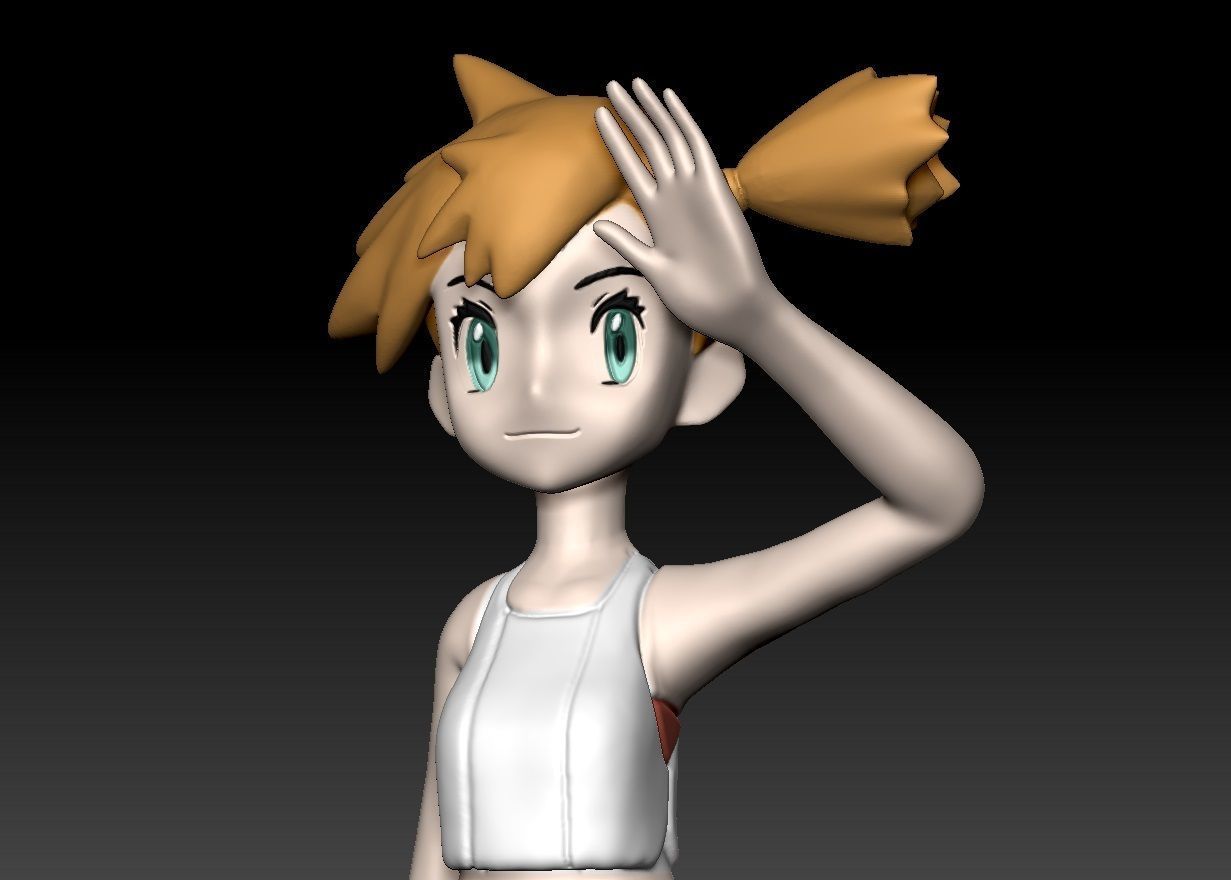 Pokemon Gym Leader Misty 3D print model_2