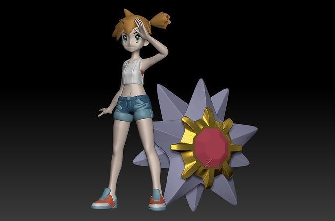 Pokemon Gym Leader Misty 3D print model