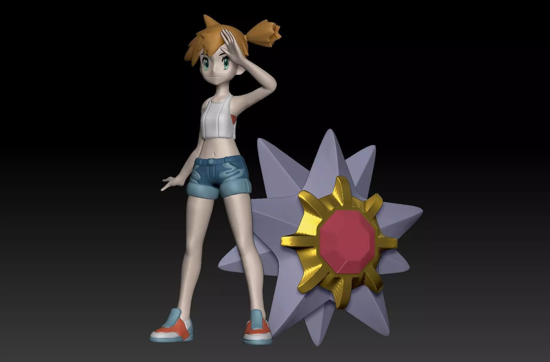 Pokemon Gym Leader Misty 3D print model_0