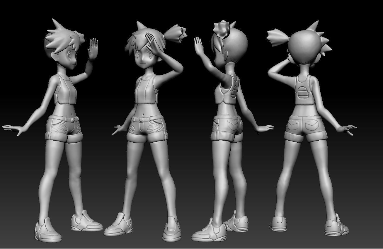 Pokemon Gym Leader Misty 3D print model_3