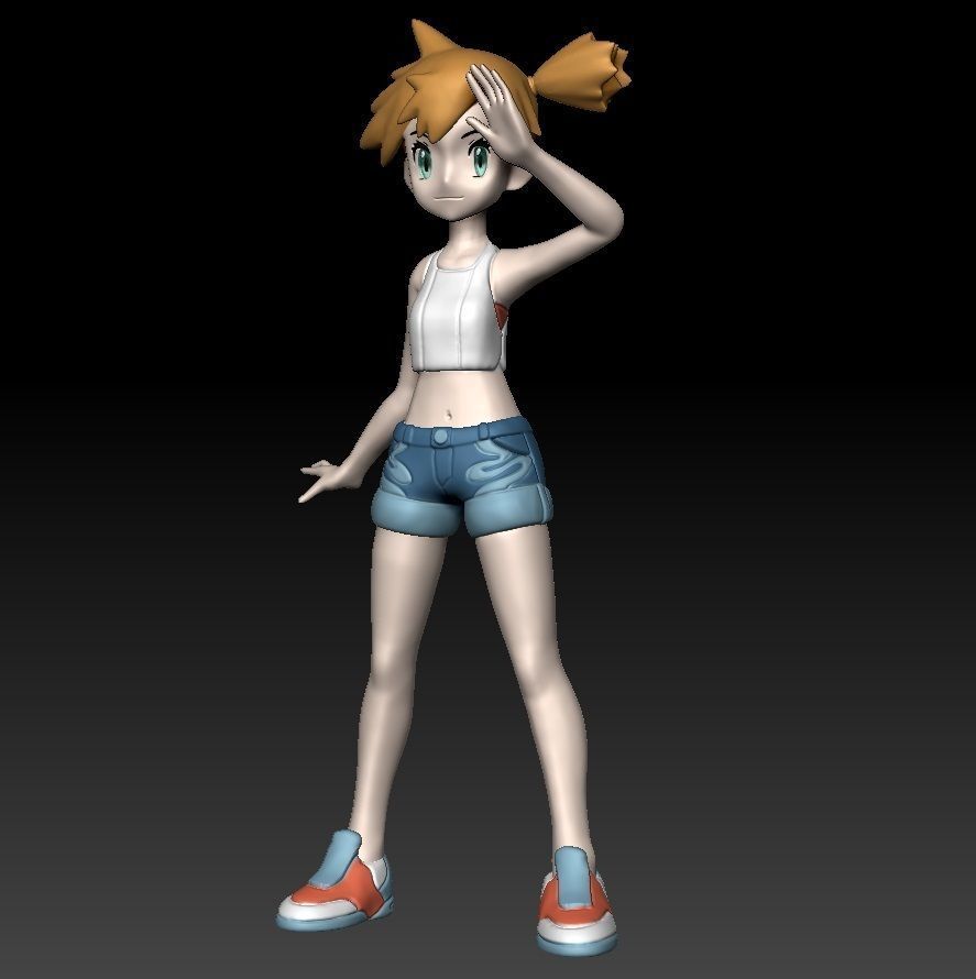 Pokemon Gym Leader Misty 3D print model_1